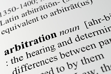 Arbitration written on paper
